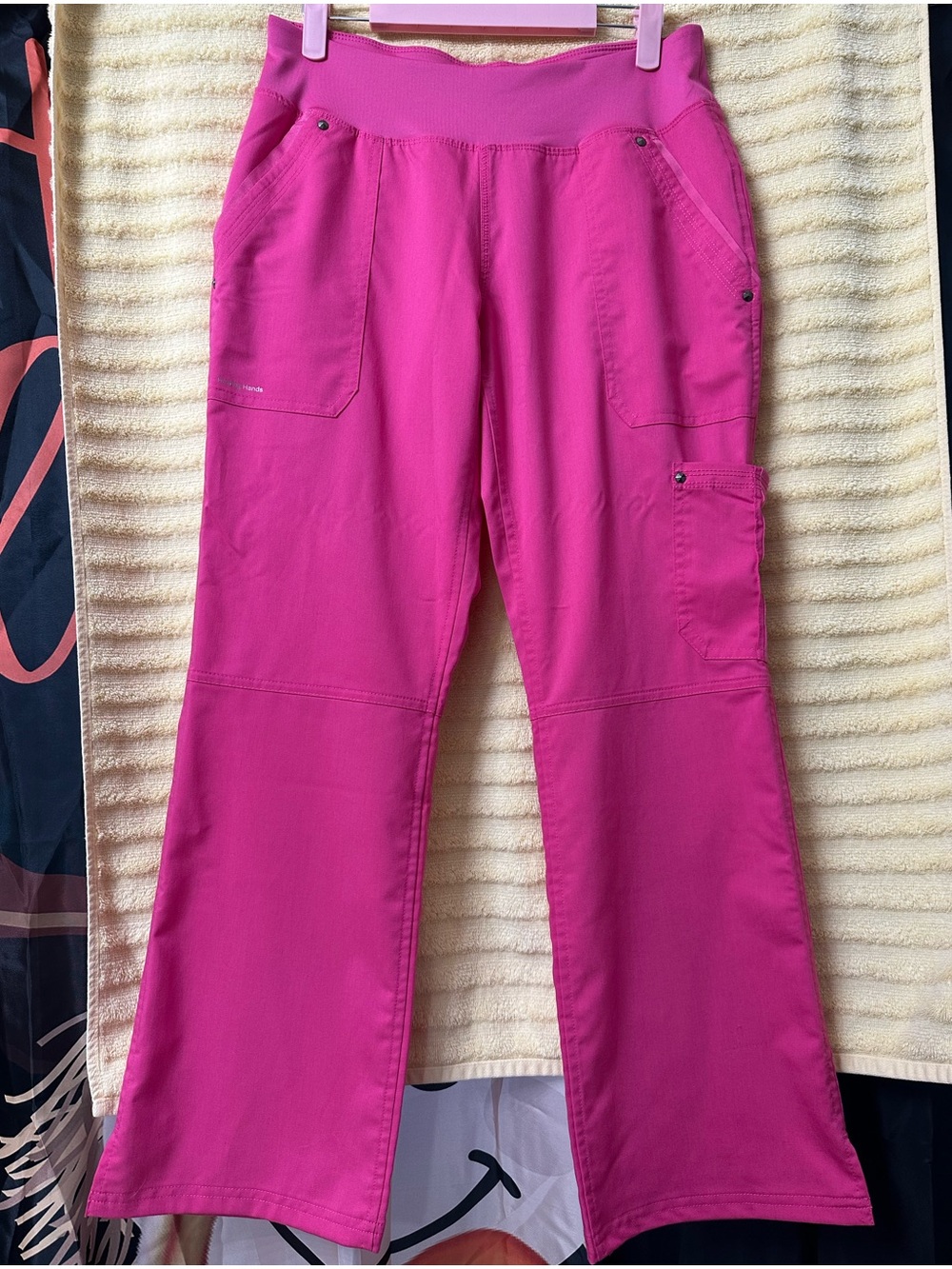 Healing Hands Purple Label Tori Shocking Pink (color) Women’s Scrub Pants EUC